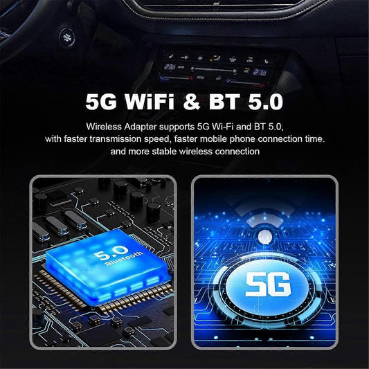 CarPlay Adapter for Android Auto, Wired to Wireless Dongle Kemu |Fashion Home Kitchen Beauty