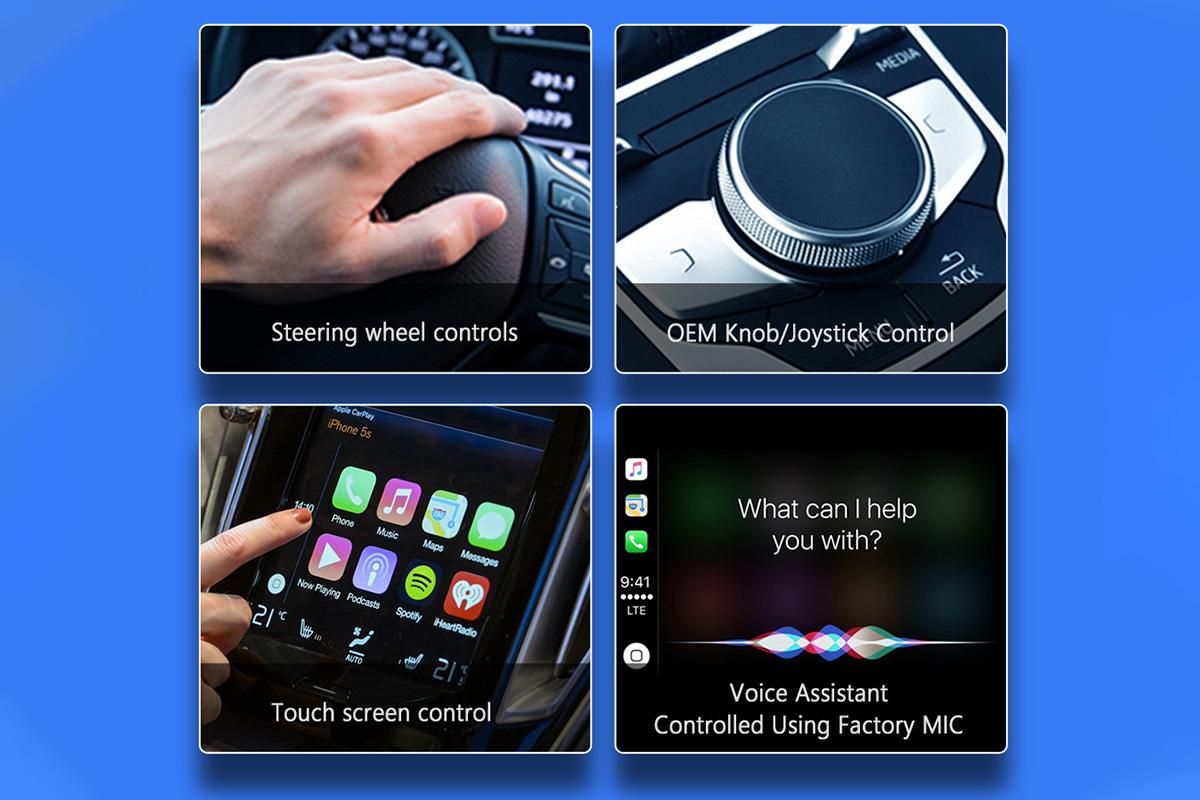 Wireless Adapter Auto Connect USB Dongle Compatible with Wired Carplay Android 2 in 1 Carplay Android Auto Plug and Play Kemu |Fashion Home Kitchen Beauty