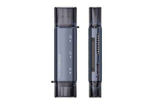 USB C SD Card Reader 5- in-1 Memory Card Reader for CF SD TF Kemu |Fashion Home Kitchen Beauty