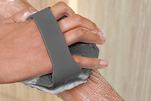 Silicone Body Cleansing Brush Shower Scrubber Gentle Exfoliating and Massage for all Kinds of Skin -Gray Kemu |Fashion Home Kitchen Beauty