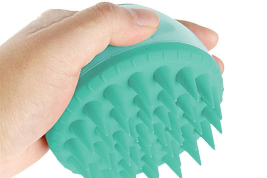 Hair Scalp Massager Shampoo Brush -Green