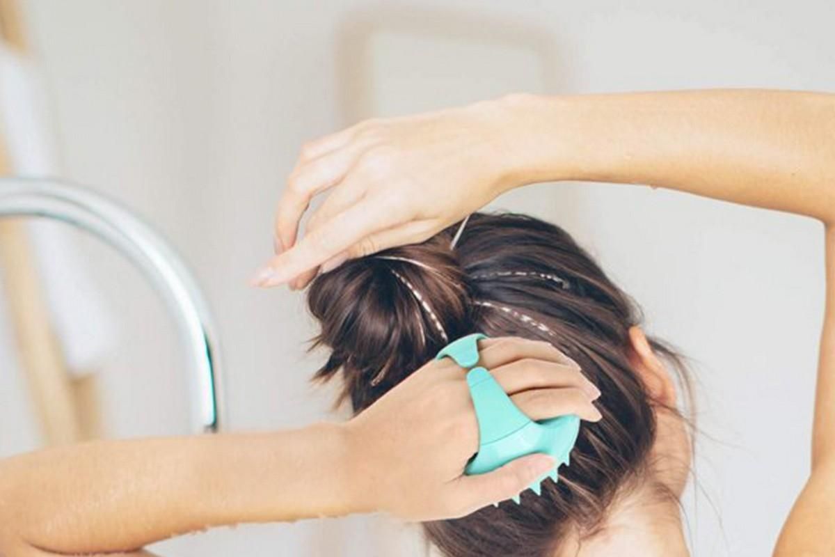 Hair Scalp Massager Shampoo Brush -Green Kemu |Fashion Home Kitchen Beauty