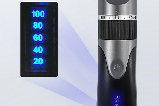 Hair Clippers for Men Professional Cordless Barber Clippers Cutting Mens Hair Trimmer with 4 Guards Mens Cutting Kit -Grey Kemu |Fashion Home Kitchen Beauty