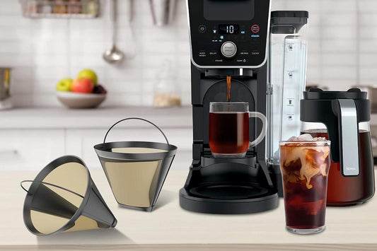Stainless Steel Reusable Cone Shape Permanent Coffee Filter Mesh Basket 1pc