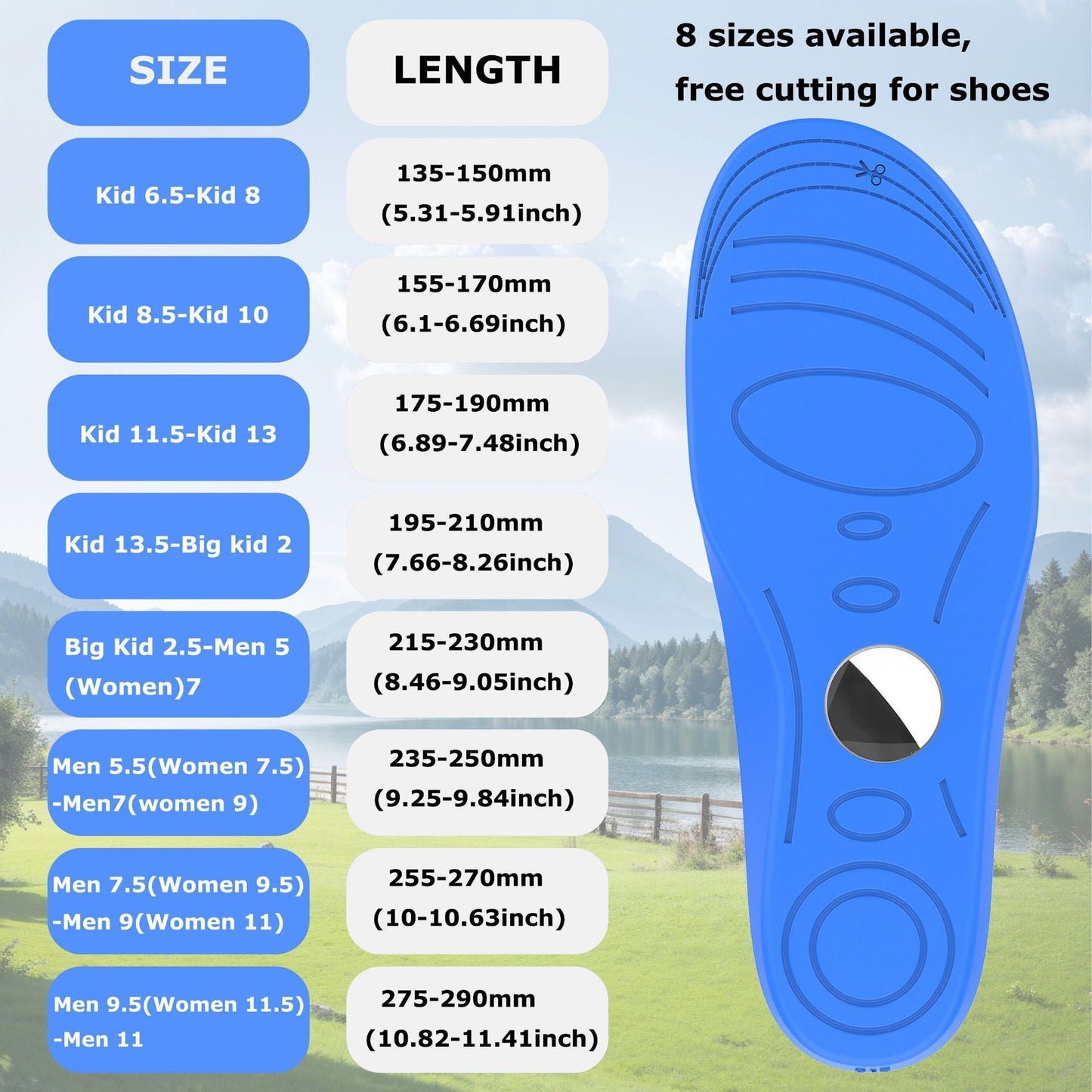 Pair of Shoe Insoles for Airtag Soft Hidden AirTag Holder - M Kemu |Fashion Home Kitchen Beauty