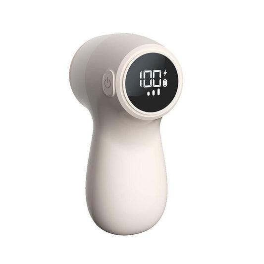 Rechargeable Electric Fur Remover Digital Display Fabric Shaver for Clothes Beige Kemu |Fashion Home Kitchen Beauty