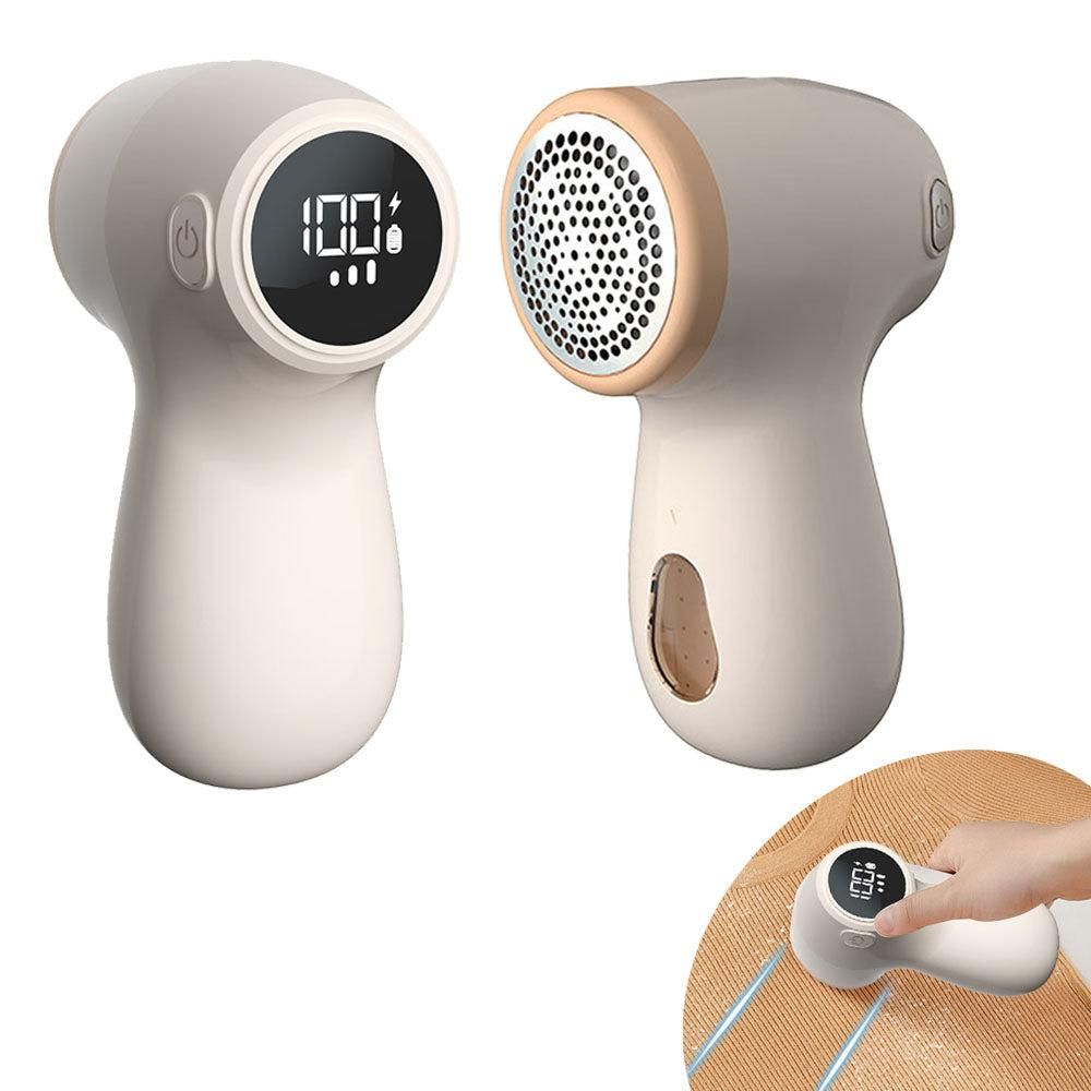 Rechargeable Electric Fur Remover Digital Display Fabric Shaver for Clothes Purple Kemu |Fashion Home Kitchen Beauty
