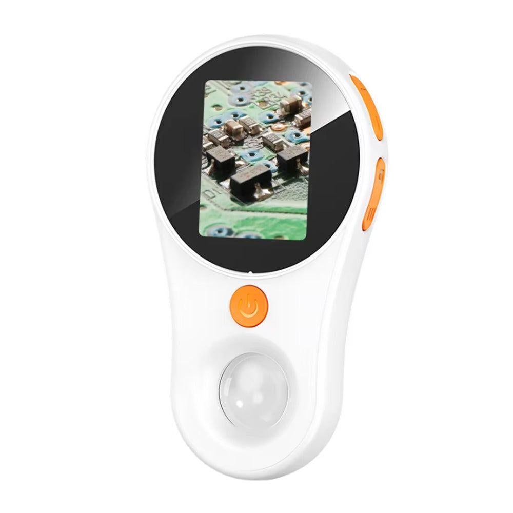 Handheld Macro Digital Microscope Fixed Focus Portable 500X Magnifying Glass Compatible with Windows/Mac OS White Kemu |Fashion Home Kitchen Beauty