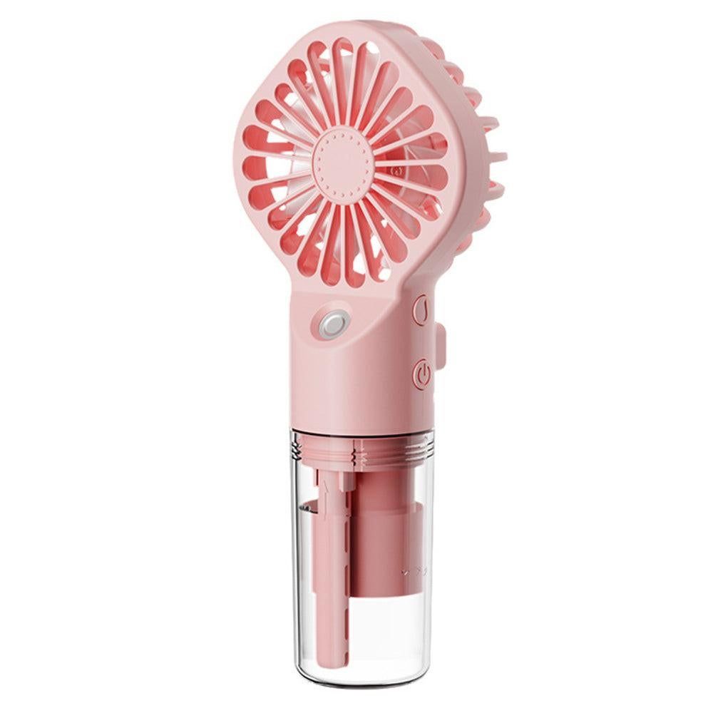 Handheld Misting Fan - Portable Rechargeable Spray Cooling Fan for Home & Office Black Kemu |Fashion Home Kitchen Beauty