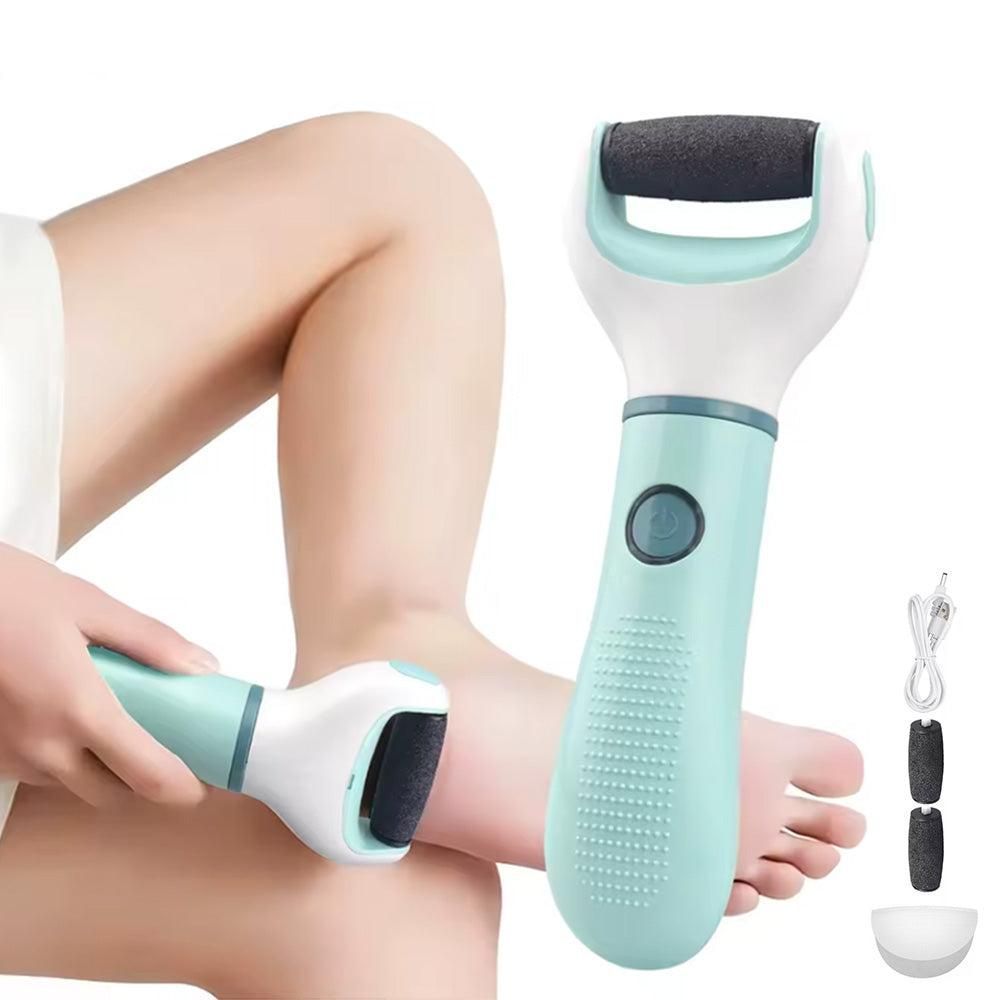 Electric Pedicure Set Foot File Hard Dead Skin Callus Remover Foot Grinder Light Pink Kemu |Fashion Home Kitchen Beauty