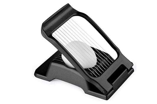 Aluminum Alloy Egg Slicer for Hard Boiled Eggs Strawberry Slicer for Salad-Black Kemu |Fashion Home Kitchen Beauty