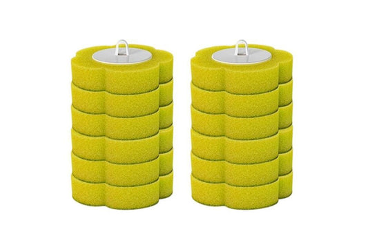 12pcs Toilet Replacement Brush Heads Toilet Bowl Cleaning Kit-Green head Kemu |Fashion Home Kitchen Beauty