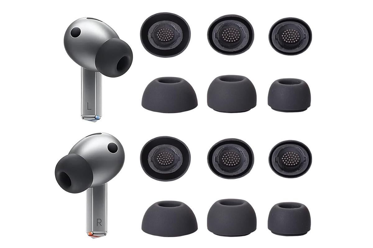 12Pcs Silicone Ear Tips for Samsung Galaxy Buds3 Pro Earbud Covers-White Kemu |Fashion Home Kitchen Beauty