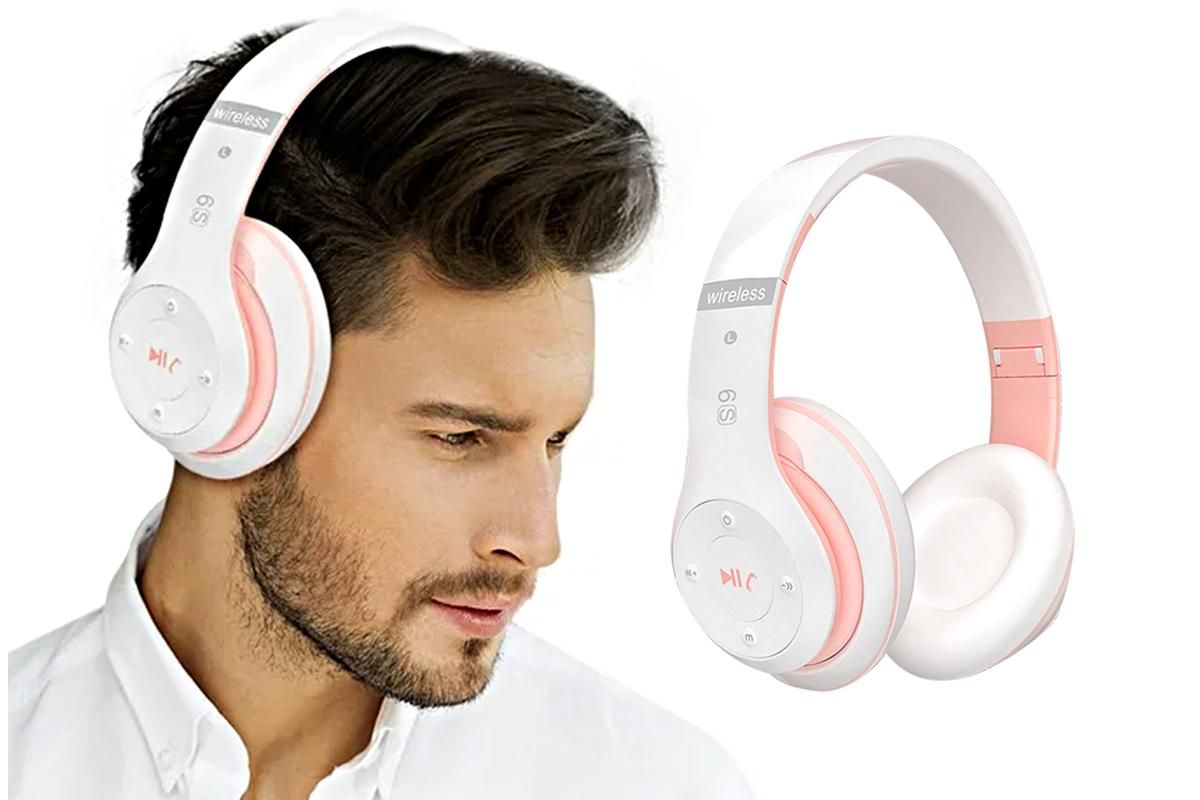Bluetooth Headphones Over Ear HiFi Stereo Sound Wireless Headphones for Travel Work Cellphone-Pink Kemu |Fashion Home Kitchen Beauty