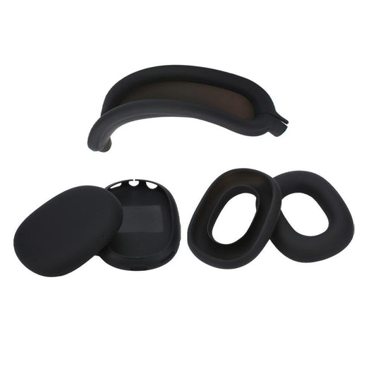 Silicone Case Cover for AirPods Max Headphones Clear Soft Ear Pad Protective Sleeves -Black Kemu |Fashion Home Kitchen Beauty