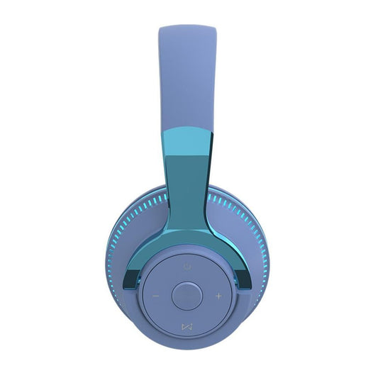 Wireless Bluetooth Headphones Over Ear Foldable Stereo Noise Cancelling Earphone for Travel Home Office -Blue Kemu |Fashion Home Kitchen Beauty