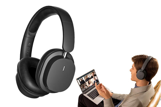 Wireless Bluetooth 5.3 Headphones Earphones HIFI Stereo Over-Ear Headsets-Black - Kemu |Fashion Home Kitchen Beauty