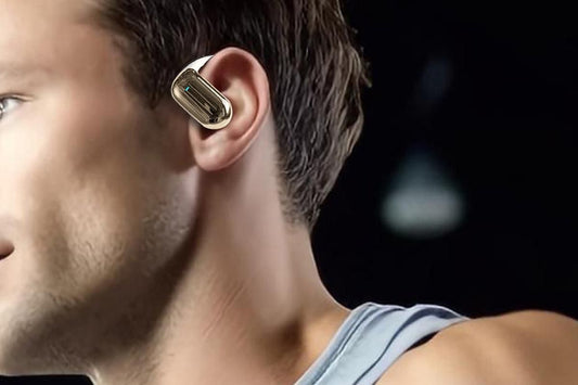 Wireless Earbud Bluetooth Compatible 5.4 Sports Earhook Earphone Earbuds-Khaki Kemu |Fashion Home Kitchen Beauty