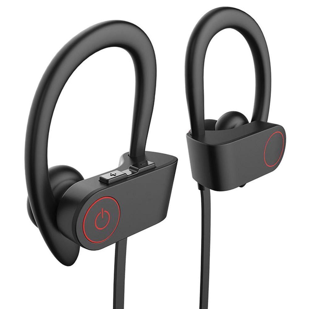 Wireless Headphones Wireless Earbuds Bluetooth 5.0 Wireless Headphones Running Sports Ear Hanging Headphones -Black Kemu |Fashion Home Kitchen Beauty