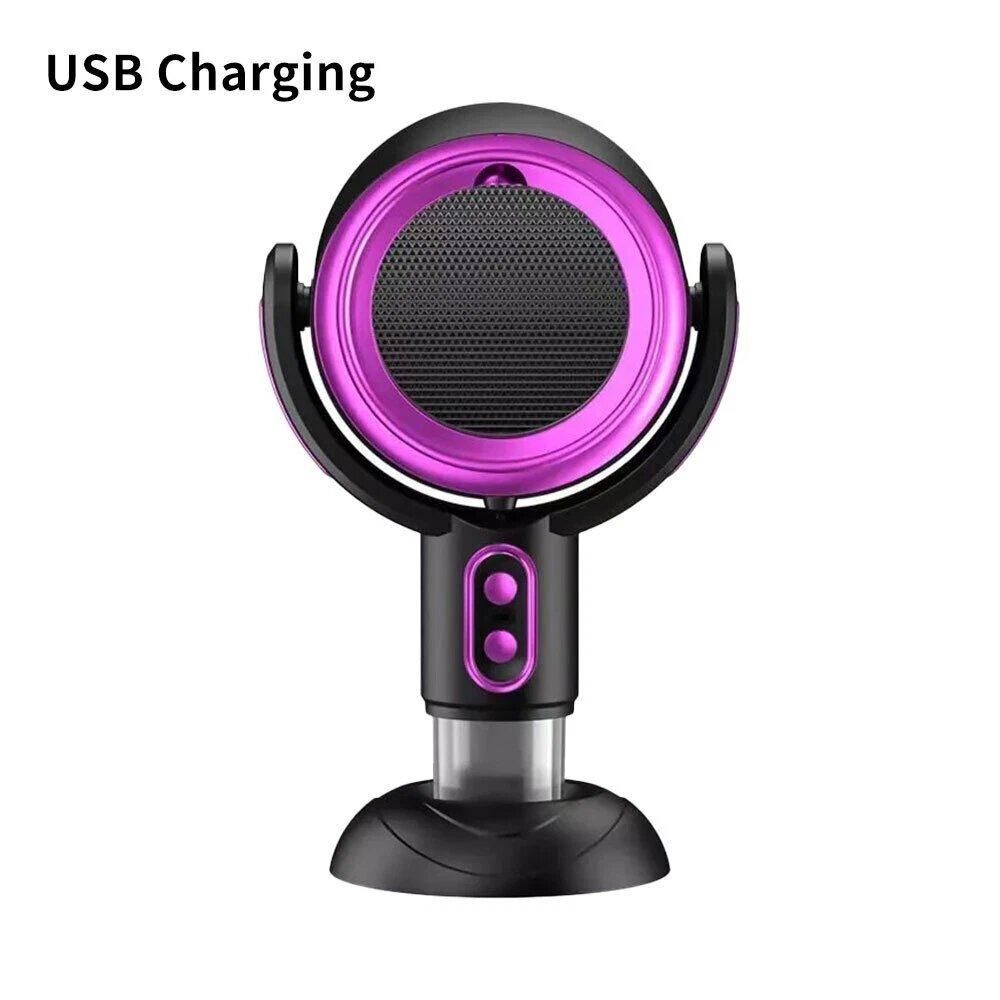 Portable Smoke Purifier Fan Removes Odors Dust Smoke for Cooking and Camping BBQ -BlackPurple Kemu |Fashion Home Kitchen Beauty