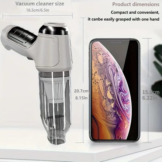 3-in-1 Cordless Handheld Vacuum Cleaner, Multifunction Car and Home Blower and Vacuum for Pet Hair, Window, and Keyboard Cleaning - Gray Kemu |Fashion Home Kitchen Beauty