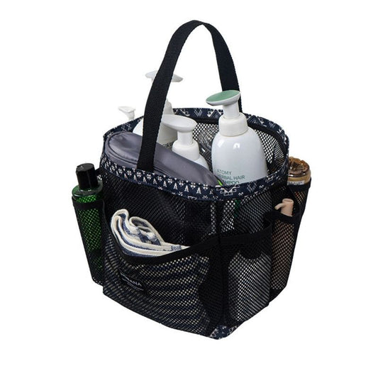 Multi-Pocket Mesh Shower Caddy Tote, Portable Waterproof Bottom Bath Organizer Bag for Travel Swimming Bathroom Kemu |Fashion Home Kitchen Beauty