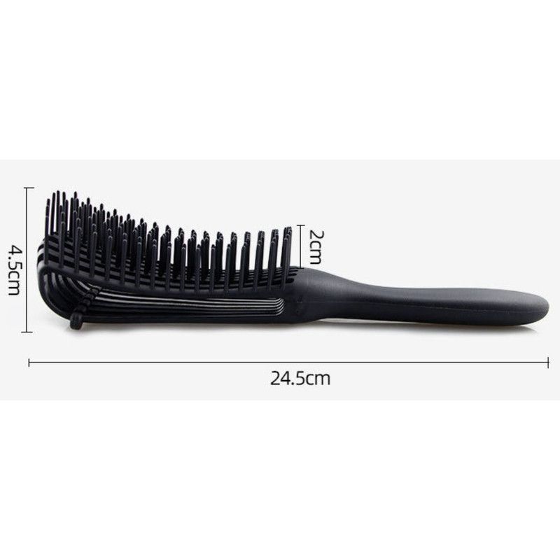 Adjustable 8-Claw Detangler Hair Brush, Hollow Curved Vent Brush for Wet and Dry Hair Styling and Massage - Green Kemu |Fashion Home Kitchen Beauty