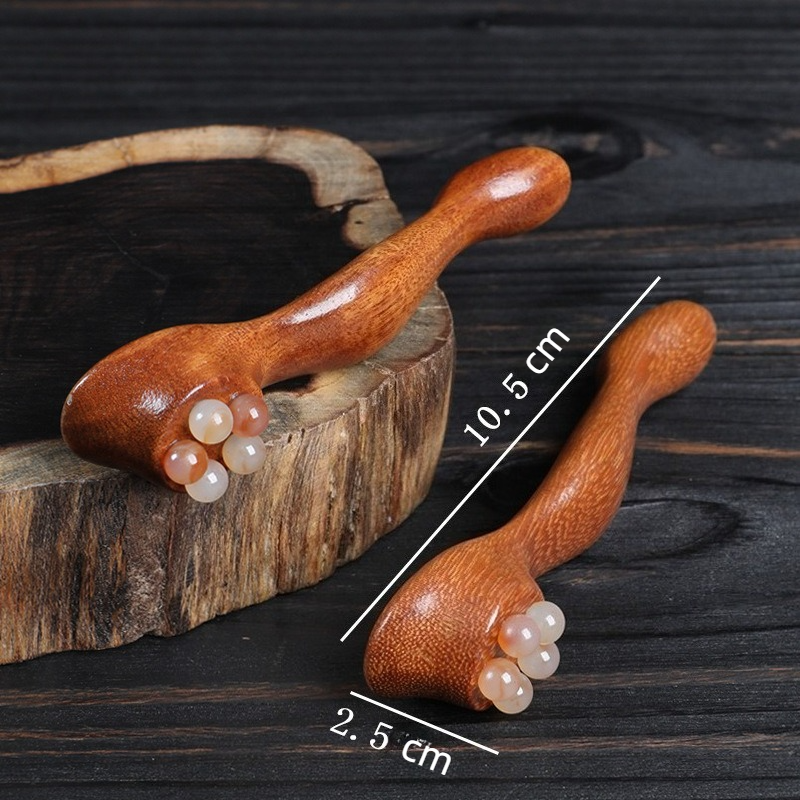 Massage Stick, Natural Horn Roller for Eye, Face, Meridian & Full Body Gua Sha Kemu |Fashion Home Kitchen Beauty