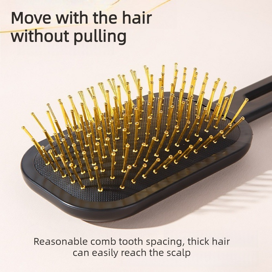 3D Air Cushion Hair Brush, Multi-function Scalp Massage Detangler Comb for Home Hair Styling—Light Purple