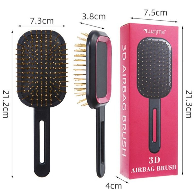 3D Air Cushion Hair Brush, Multi-function Scalp Massage Detangler Comb for Home Hair Styling—Dark Purple Kemu |Fashion Home Kitchen Beauty