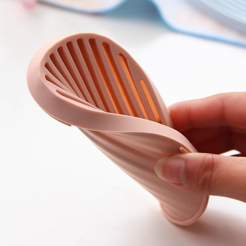 Silicone Soap Saver Pad – Non-Slip Silicone Soap Holder Tray – Black Kemu |Fashion Home Kitchen Beauty
