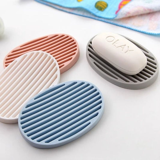 Silicone Soap Saver Pad – Non-Slip Silicone Soap Holder Tray – White Kemu |Fashion Home Kitchen Beauty