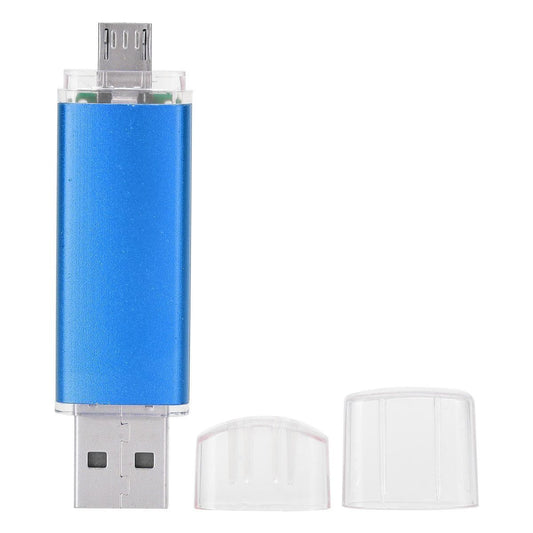 2 in 1 USB Flash Drive OTG USB2.0 U Disk High Capacity Data Storage Memory