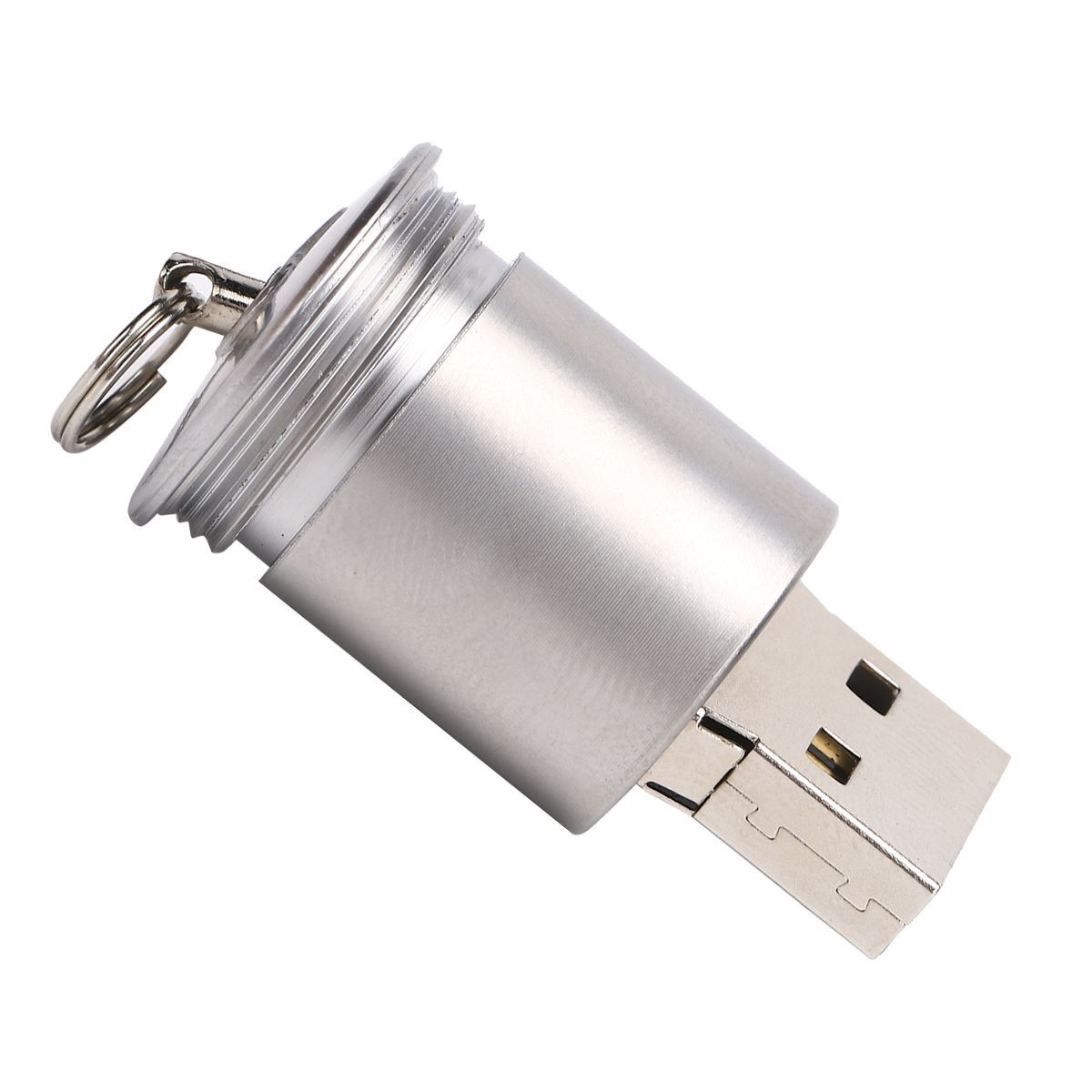 Unique Can Shaped U Disk Fashionable Portable USB Flash Drive Brass Yellow Kemu |Fashion Home Kitchen Beauty