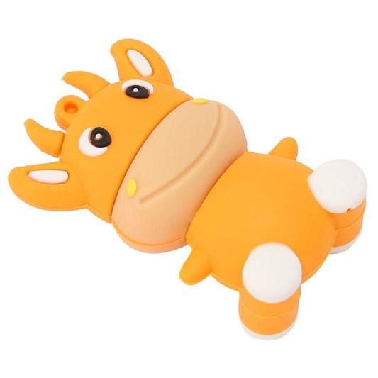 U Disk 3D Cartoon Calf Model Orange USB Storage for Windows Kemu |Fashion Home Kitchen Beauty