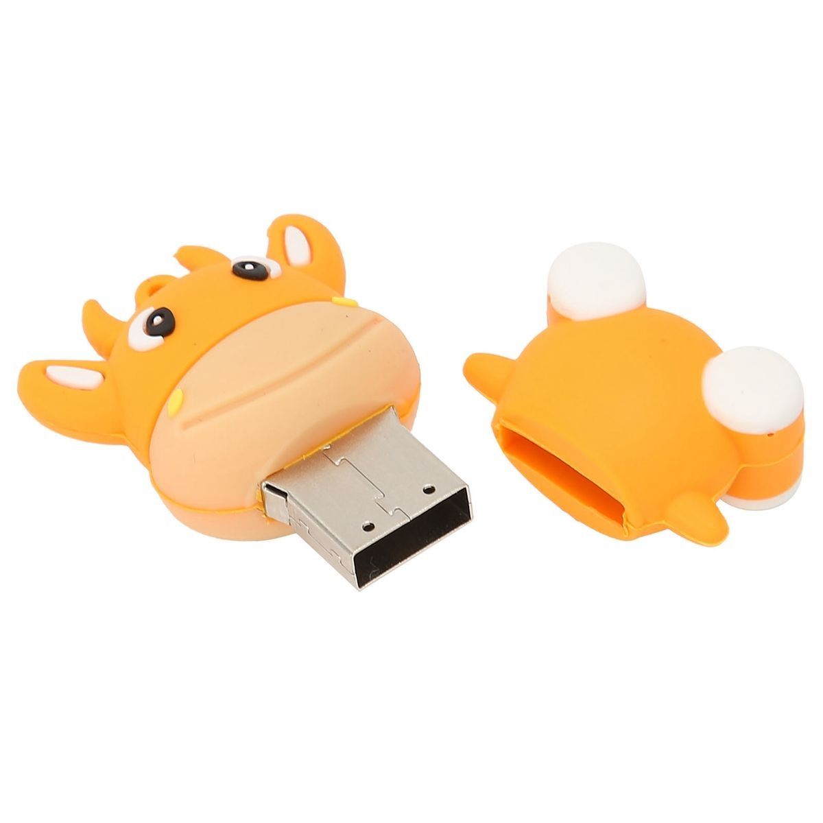 U Disk 3D Cartoon Calf Model Orange USB Storage for Windows Kemu |Fashion Home Kitchen Beauty