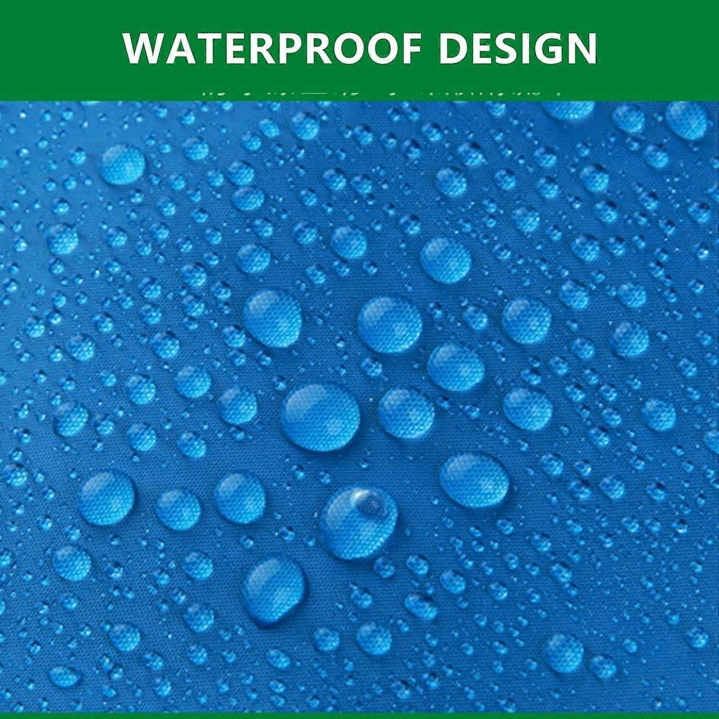 Camping Ground Sheet Waterproof Silver Coated Sunlight Resistant Quick Dry Outdoor Mat - Blue 100*145cm Kemu |Fashion Home Kitchen Beauty