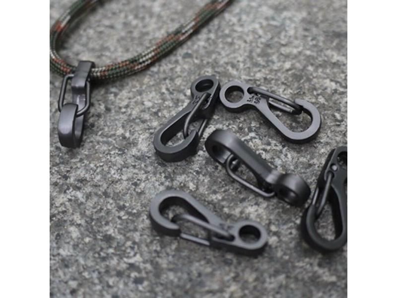 10Pcs Equipment Survival EDC Paracord Carabiner Snap Mini SF Spring Clip Kemu |Fashion Home Kitchen Beauty