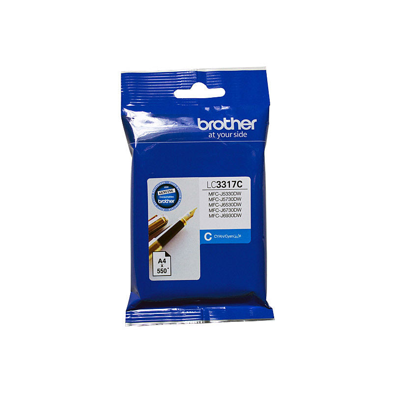 BROTHER LC3317 Cyan Ink Cartridge Kemu |Fashion Home Kitchen Beauty