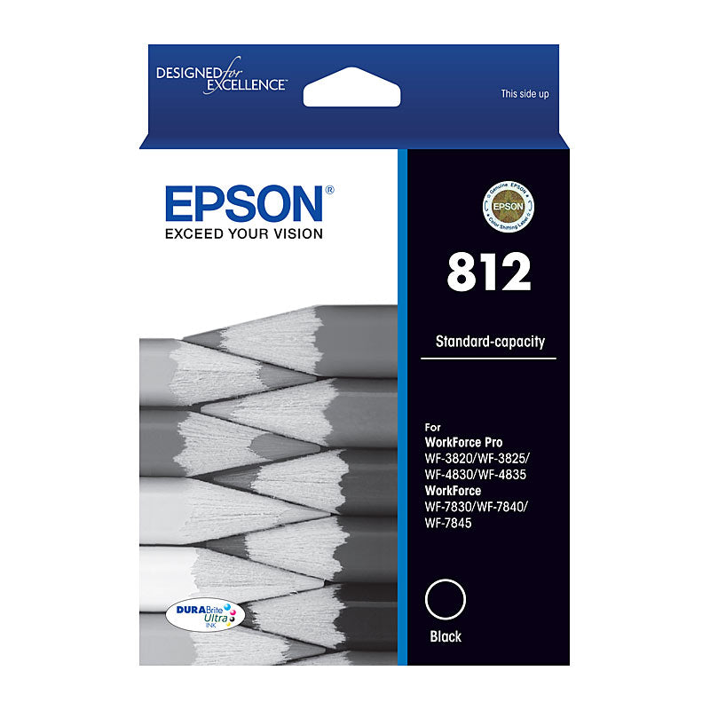 EPSON 812 Black Ink Cartridge Kemu |Fashion Home Kitchen Beauty