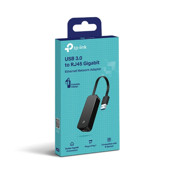 TP-LINK UE306 USB 3.0 to Gigabit Ethernet Network Adapter, Foldable and Portable, Suitable for Ultrabook, Nintendo Switch, Linux, Windows 10/8.1 Kemu |Fashion Home Kitchen Beauty