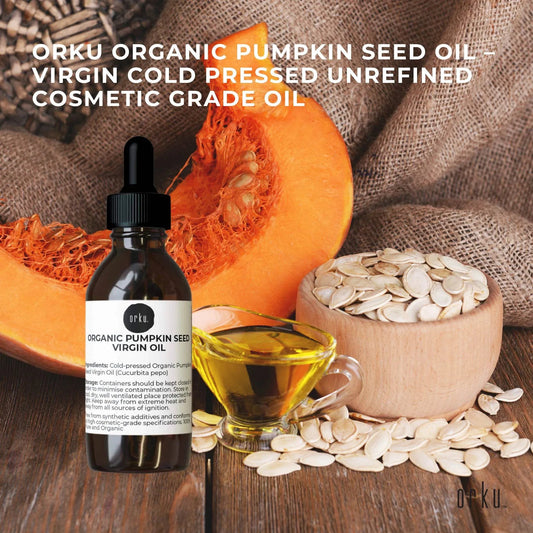 Orku 25ml Organic Pumpkin Seed Virgin Oil Cold Pressed Cosmetic Grade Kemu |Fashion Home Kitchen Beauty