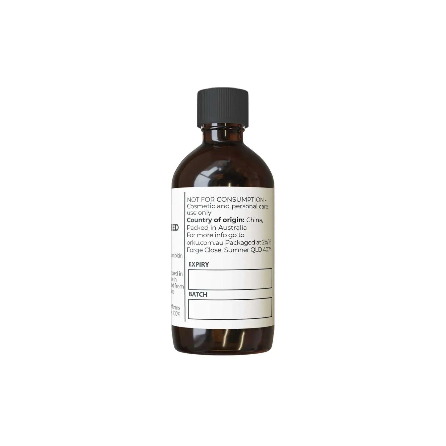 Orku 250ml Organic Pumpkin Seed Virgin Oil Cold Pressed Cosmetic Grade Kemu |Fashion Home Kitchen Beauty