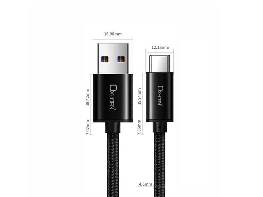 OXHORN CB-CU-312 USB 3.2 A to C Cable 2m Kemu |Fashion Home Kitchen Beauty