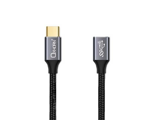 OXHORN CB-CX-3002 USB 3.2 C Gen2 Extension Cable 0.25m - Kemu |Fashion Home Kitchen Beauty