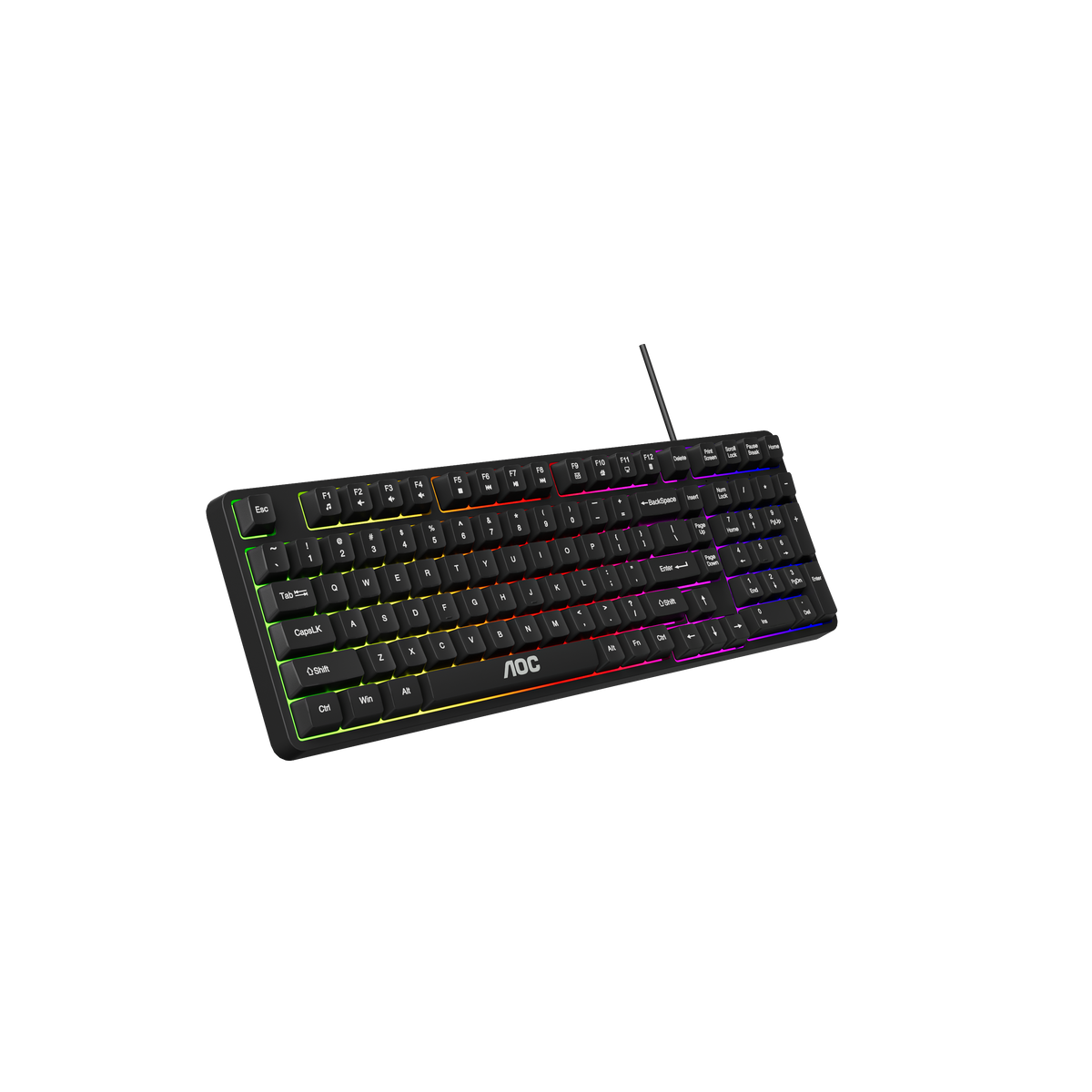 AOC GK116B/97 Wired RGB Gaming Keyboard 120-key - Kemu |Fashion Home Kitchen Beauty