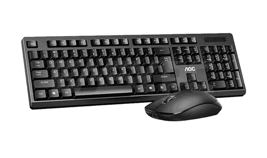 AOC KM210B/97 Home & Office Wireless Keyboard & Mouse Combo 2.4G USB Black Kemu |Fashion Home Kitchen Beauty