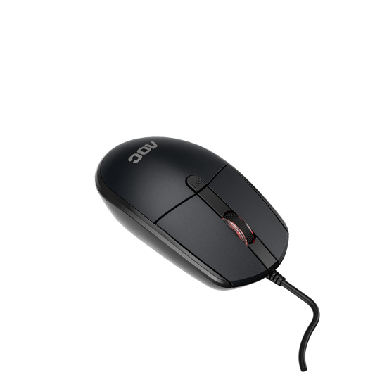 AOC MS130B/LA Wired Office Mouse USB Optical 3-Button Black Kemu |Fashion Home Kitchen Beauty