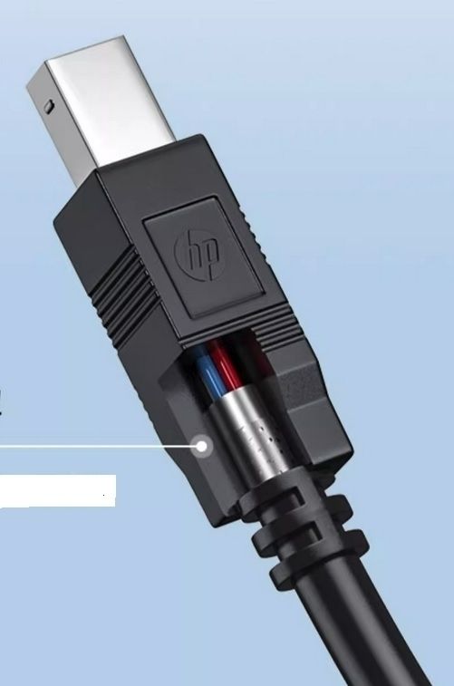HP DHC-PT100-2M USB-A to USB-B v2.0 cable 2M Black Kemu |Fashion Home Kitchen Beauty