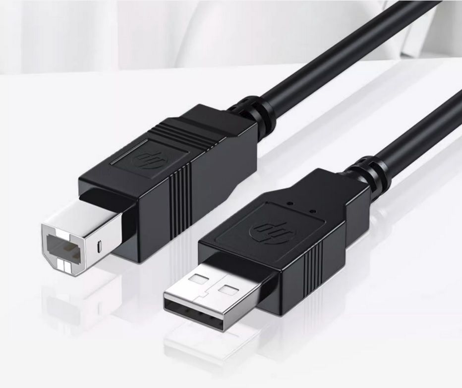 HP DHC-PT100-2M USB-A to USB-B v2.0 cable 2M Black - Kemu |Fashion Home Kitchen Beauty